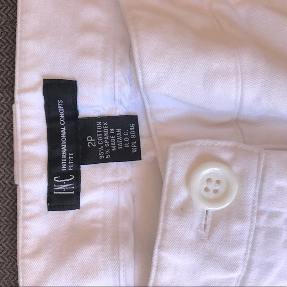 INC White Capri Pants - Picture 3 of 5